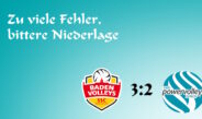 2:3 in Karlsruhe – Zu viele Fehler