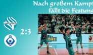 2:3 gegen Friedrichshafen – Nach großem Kampf fällt die Festung