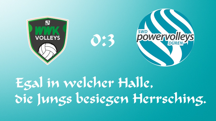 3:0 gegen Herrsching – Dritte Halle, dritter klarer Sieg