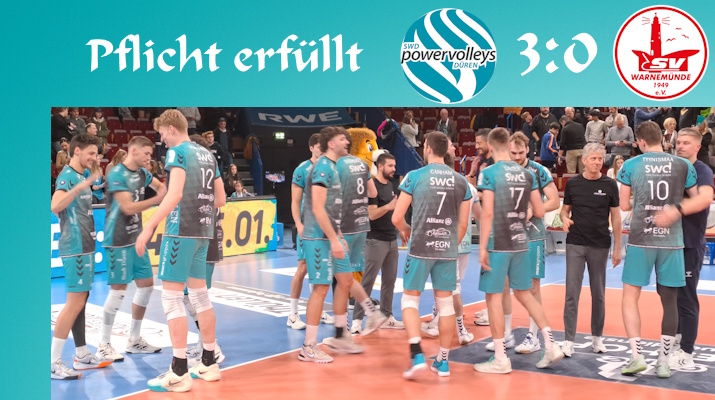 3:0 gegen Warnemünde – Pflicht erfüllt